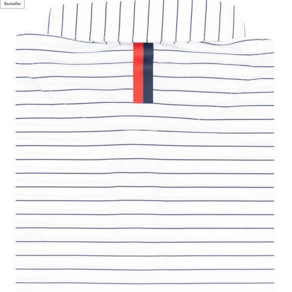 The Captain Stripe Men's Short Sleeve Performance Polo Rhoback Medium - Picture 3 of 11